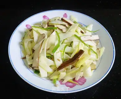stir-fried dried bean curd with rice straw