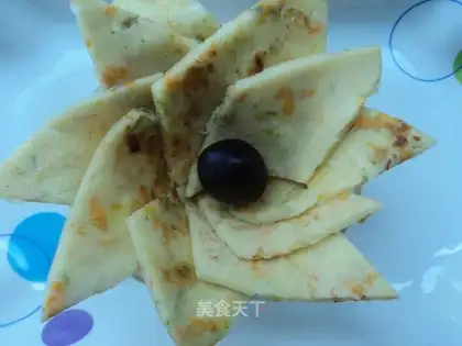 Pumpkin flower pancakes