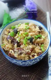 Raw fried glutinous rice