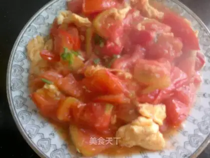 tomato scrambled eggs