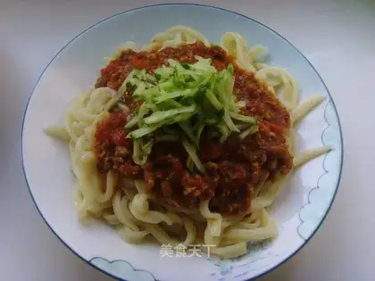 Tomato noodles with pasta