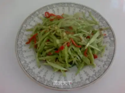 stir-fried shredded lentils