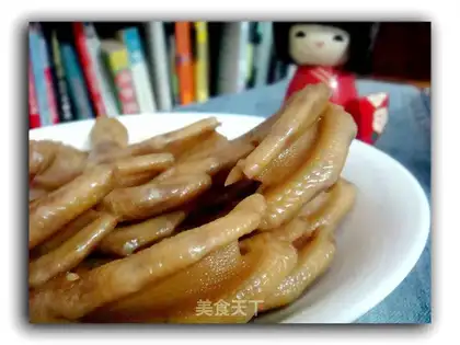 stewed duck feet