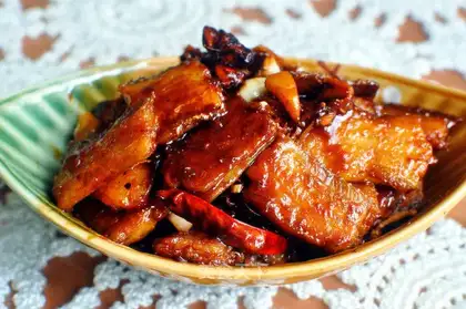 roasted hairtail in soy sauce