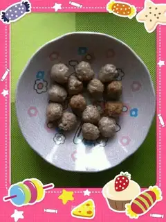 Dry fried meatballs