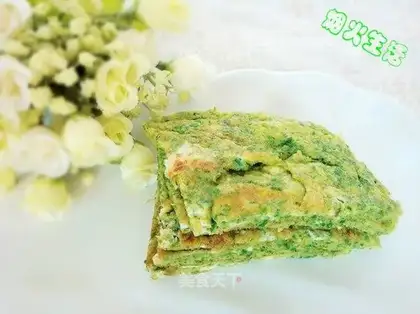 Fried eggs with stinky vegetables