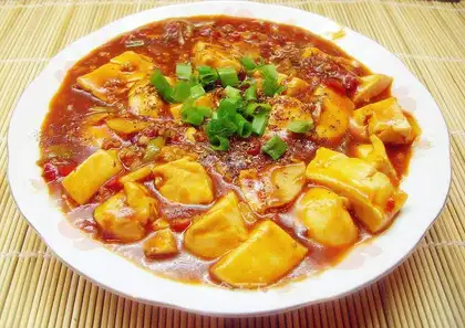 Fish-flavored spicy tofu