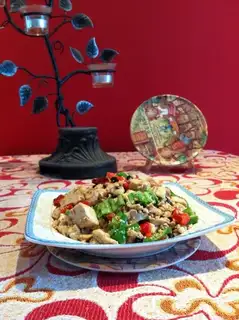 Stewed firewood tofu with black bean sauce