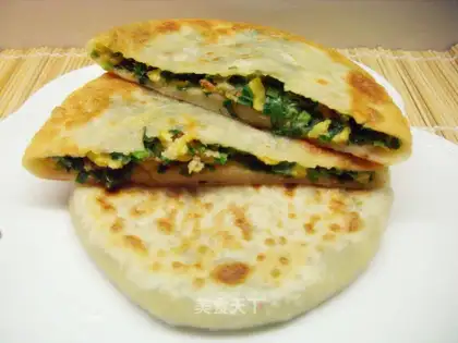 Pork and leek three delicacies pie