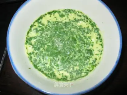Spinach chicken cake