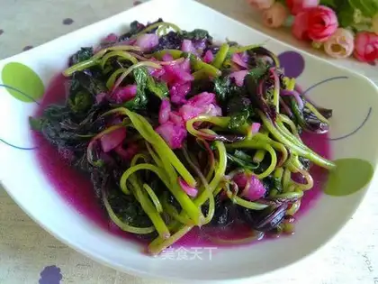 Garlic and amaranth