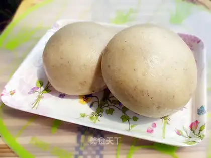 Double bean paste steamed buns