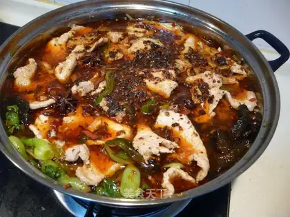 boiled pork slices