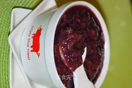 Mulberry and banana jam
