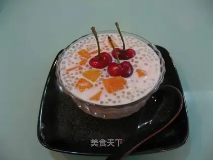 Mango milk sago dew