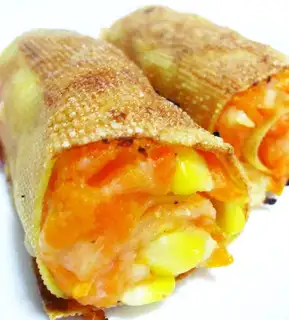 Colorful bean skin roll