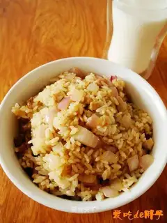 Onion fried rice