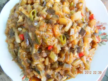 diced eggplant with fish flavor