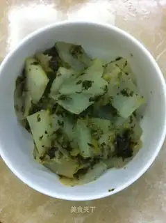 stir-fried pickled vegetables with white gourd