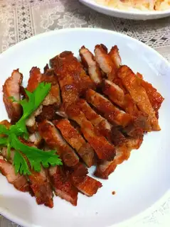 Pan-roasted pork chop