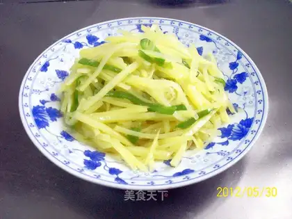 green pepper with potato