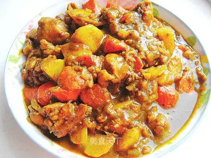 Strong curry chicken legs
