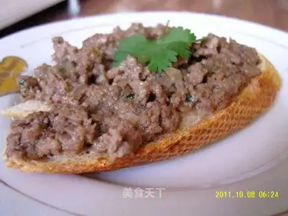 Beef roast toast