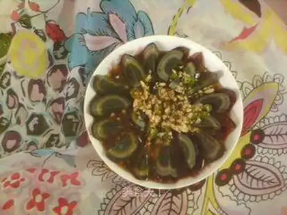 Preserved egg salad