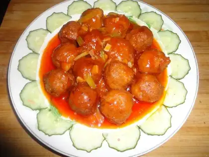 ketchup meatballs