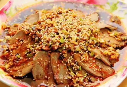 red oil pig tongue