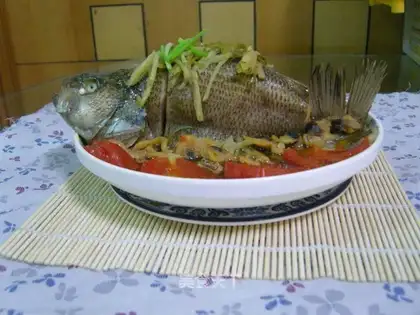 steamed bass