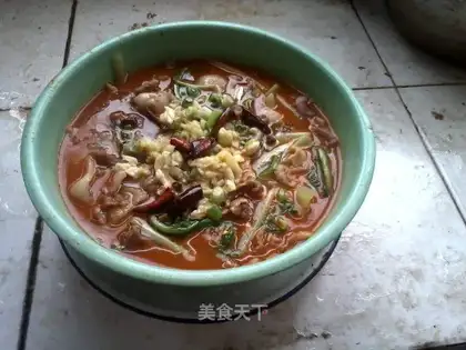 boiled meat
