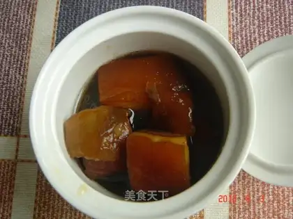 Drunken pork belly