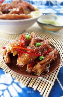 Tiger skin chicken feet