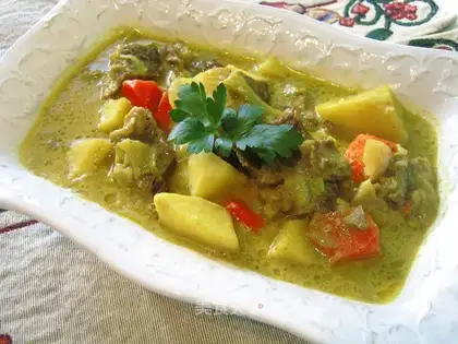 Curry beef
