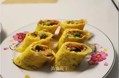 Homemade egg roll