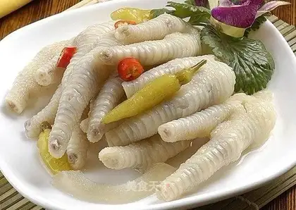 pickled chicken feet