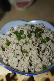 stir-fried bean dregs