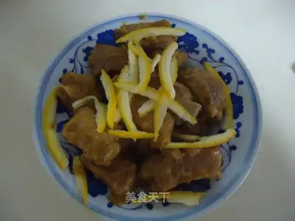 Fruity pork ribs