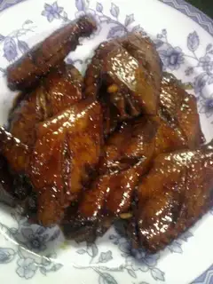 Cola honey chicken wings