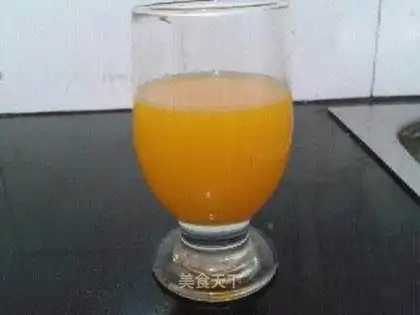 Homemade green orange tea