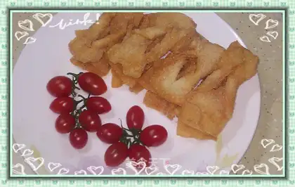fried charred leaves