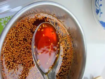 Homemade chili oil