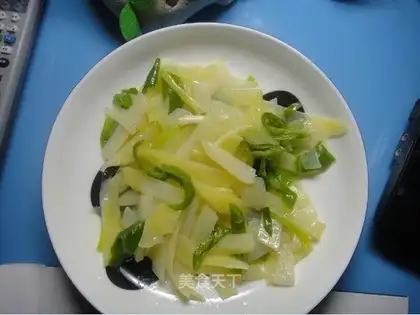 green pepper with potato