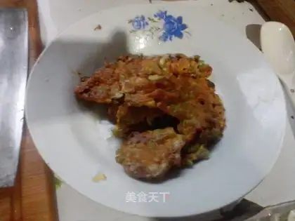 wolfberry and bitter gourd fried eggs