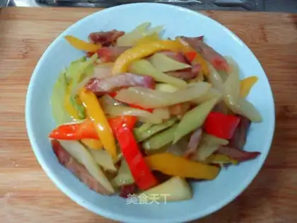 roasted pork with celery