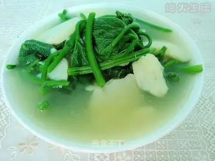 Pumpkin rattan potato soup