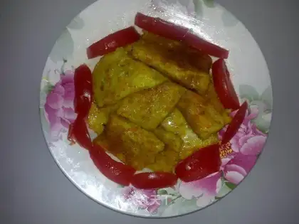 Egg carrot cake