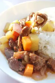 beef brisket rice