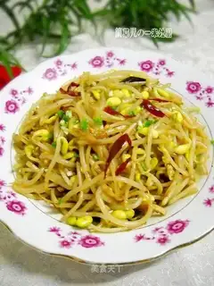 Hot and sour soybean sprouts